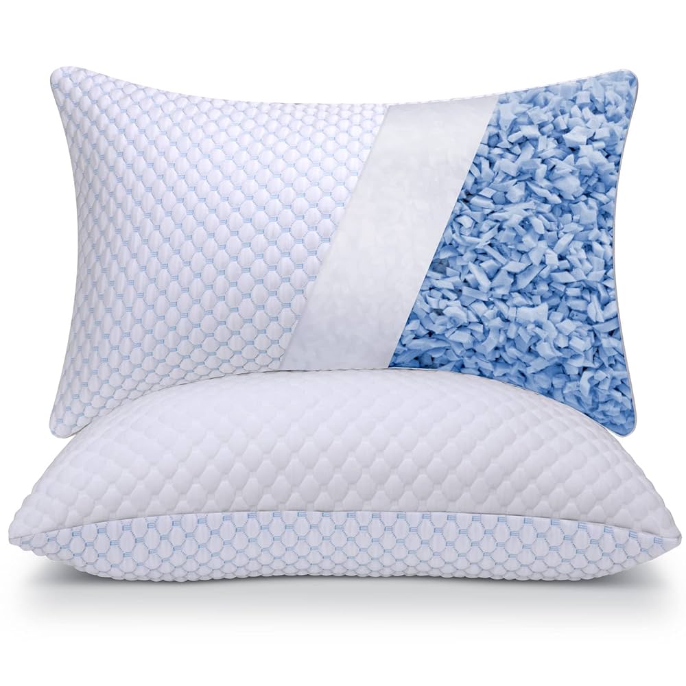 Amazon.com: OSBED Adjustable Cooling Shredded Memory Foam